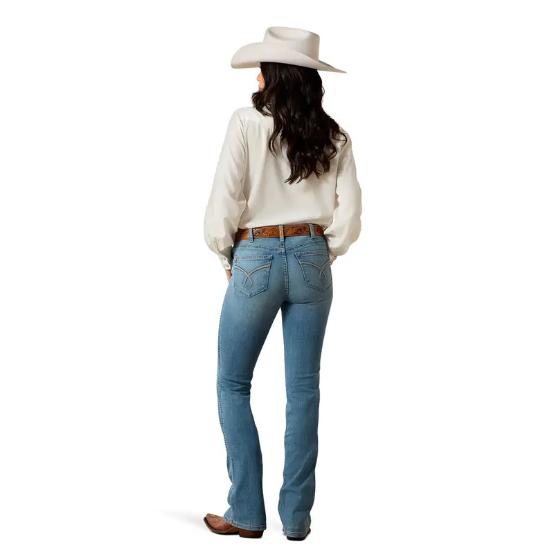 10072978 Ariat Women's High Rise Lorena Boot Cut Jeans - Tennessee 1