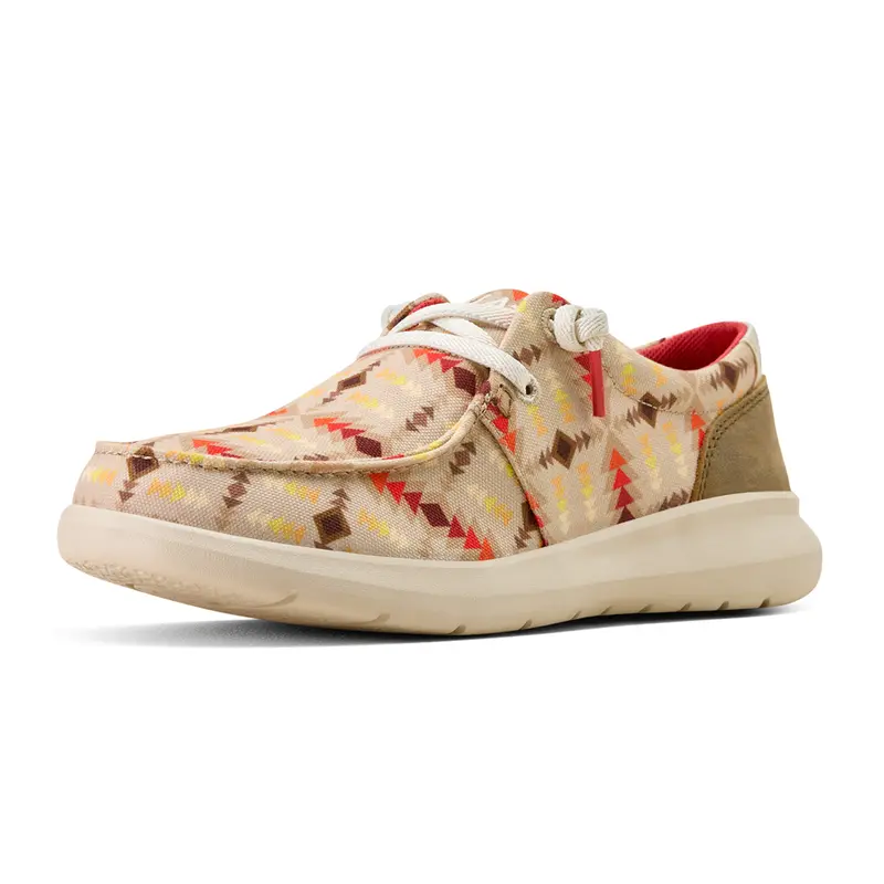10074360 Ariat Women's Hilo Shoe - Sunset Blanket Print 1