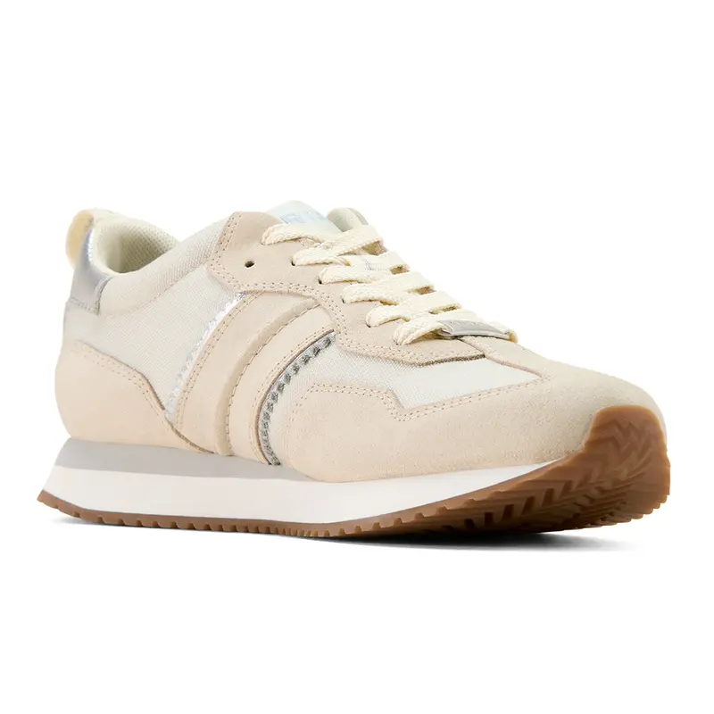 10074397 Ariat Women's Ranch Runner Shoe - Buttercream 1