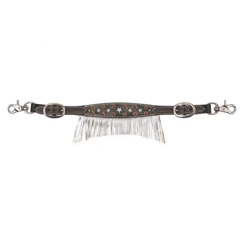 1009-45-Sc Circle Y Wither Strap - Silver Star 1