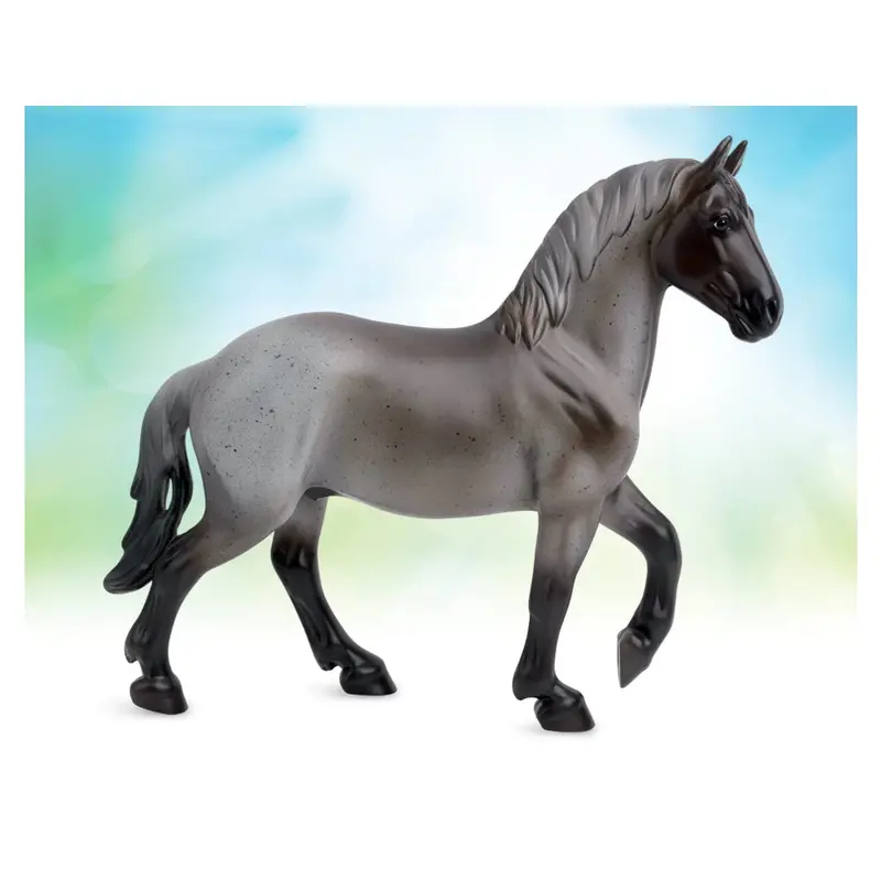 1052 Breyer Blue Roan Brabant Model Horse - Freedom Series 1