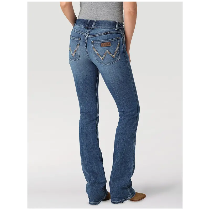 112328736 Wrangler Women's Retro Mae Bootcut Mid Rise Jean - Faye 1