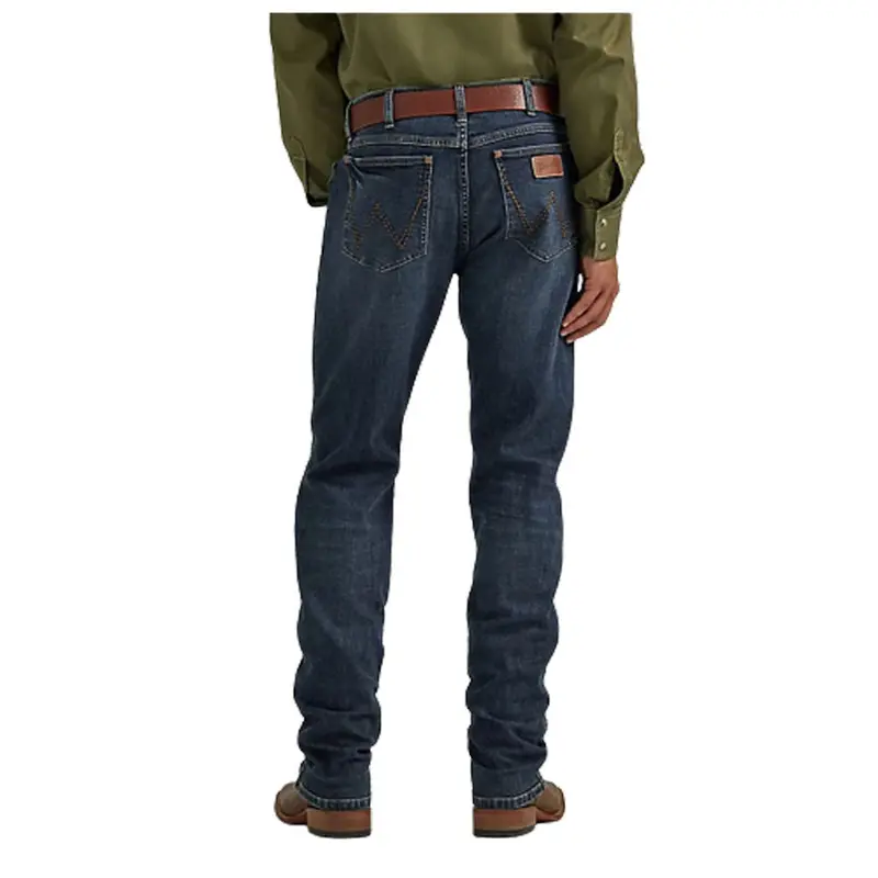 112335422 Wrangler Men's Retro Slim Straight Jean - Indigo Blue 1