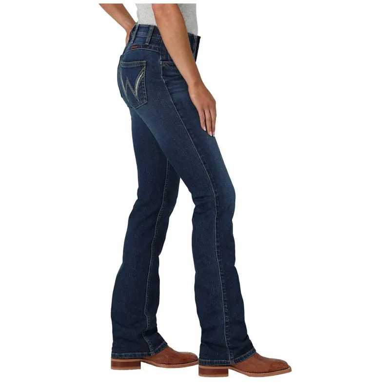 112336744 Wrangler Women's Q-Baby Ultimate Riding Mid Rise Bootcut Jean - Shirley 1