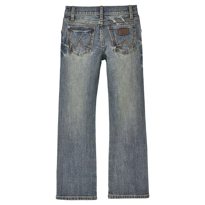 112344607 Wrangler Boys' Retro Slim Bootcut Jeans 77Bwz- Greeley 1