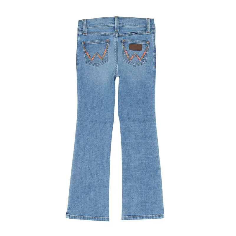 112367502 Wrangler Girls' Western Bootcut Jean - Serenity 1