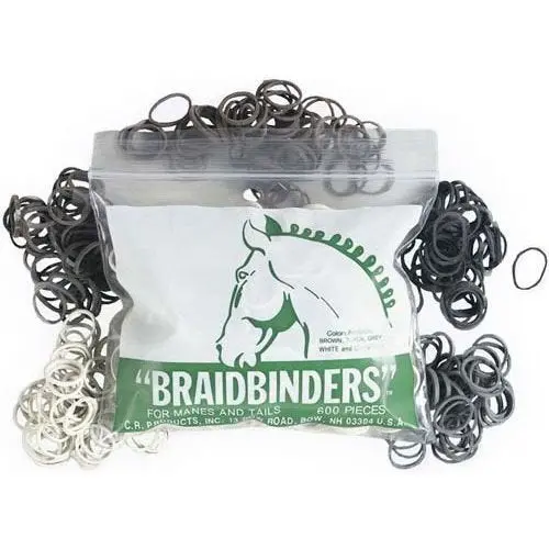 11304 Braidbinders Rubber Bands For Braiding Or Banding Available In 5 Colors 1