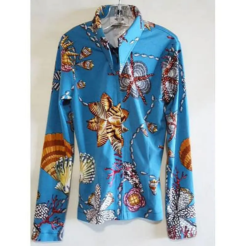 1215014 Lisa Nelle Girls Under The Sea Rail Shirt Medium One Of A Kind 1