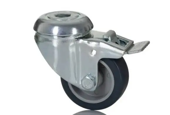 1475Pao050p30 - 40Kg Bolt Hole Brake 50Mm Polyurethane 1
