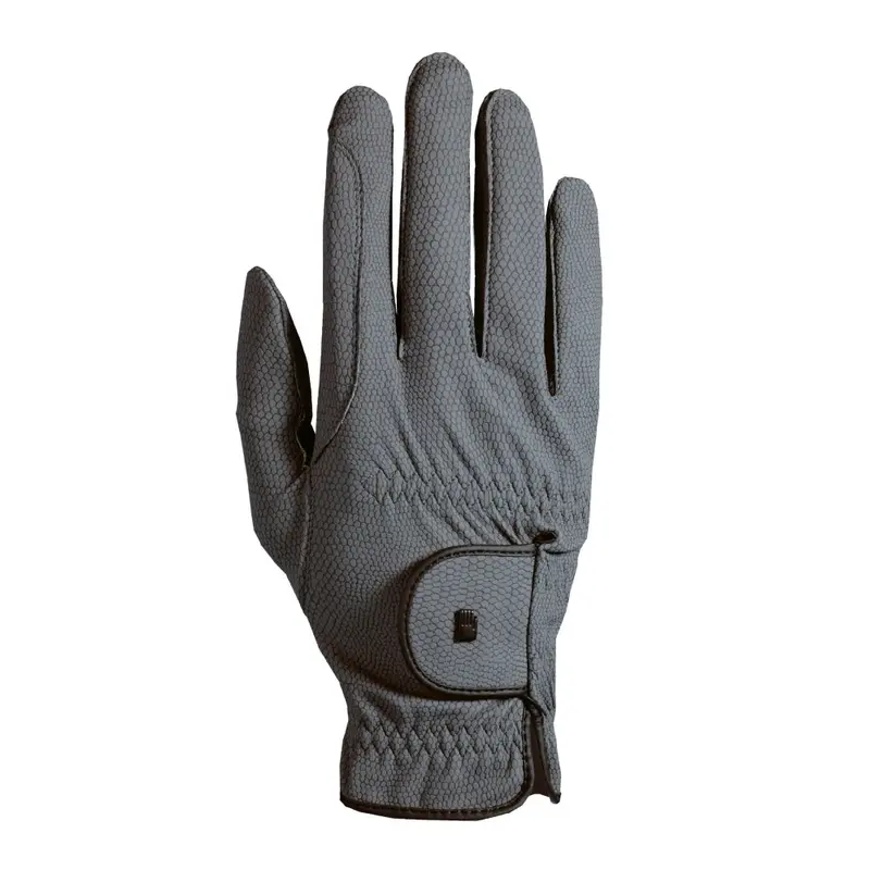 15-3301208 Roeckl Roeck-Grip Unisex Riding Glove - Anthracite 1