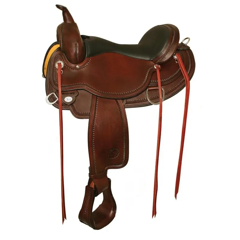 1554-1601-05 Circle Y Omaha Flex2 Western Saddle 16 Inch Wide Tree 1