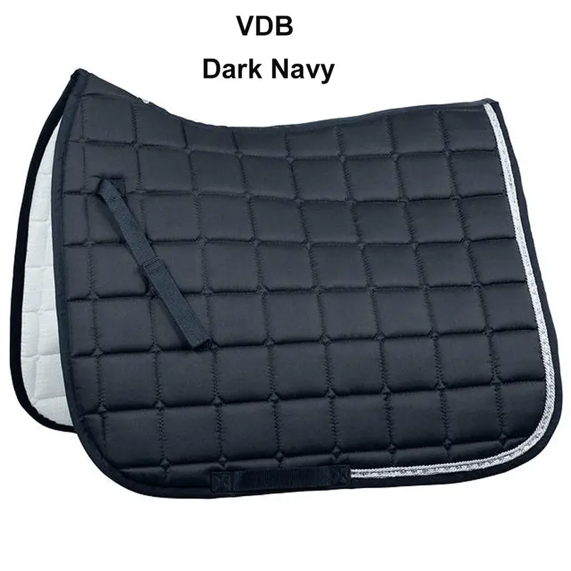 17286 Horze Kingsley Dressage Saddle Pad - Full Size Dark Navy 1
