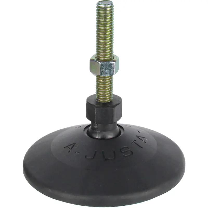 20/125/M12/65 - 900 Kg 125Mm X M12 Zinc Plated Levelling Feet 1