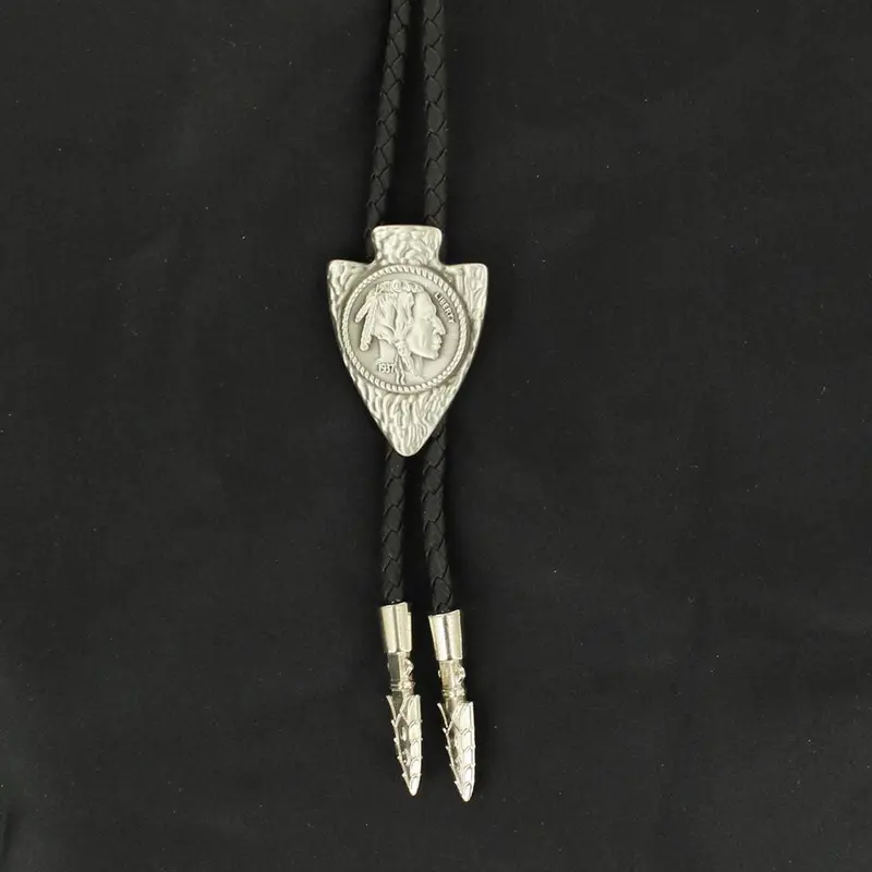 2217836 Double S Coin Bolo Tie 1