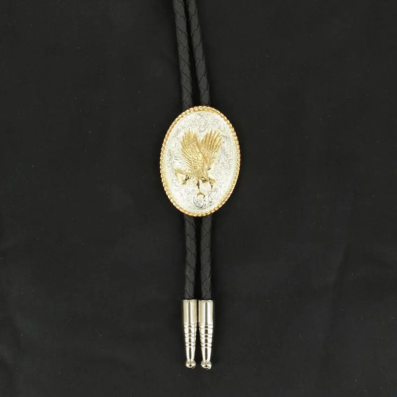 22264 Double S Men's Flying Eagle Bolo Tie 1