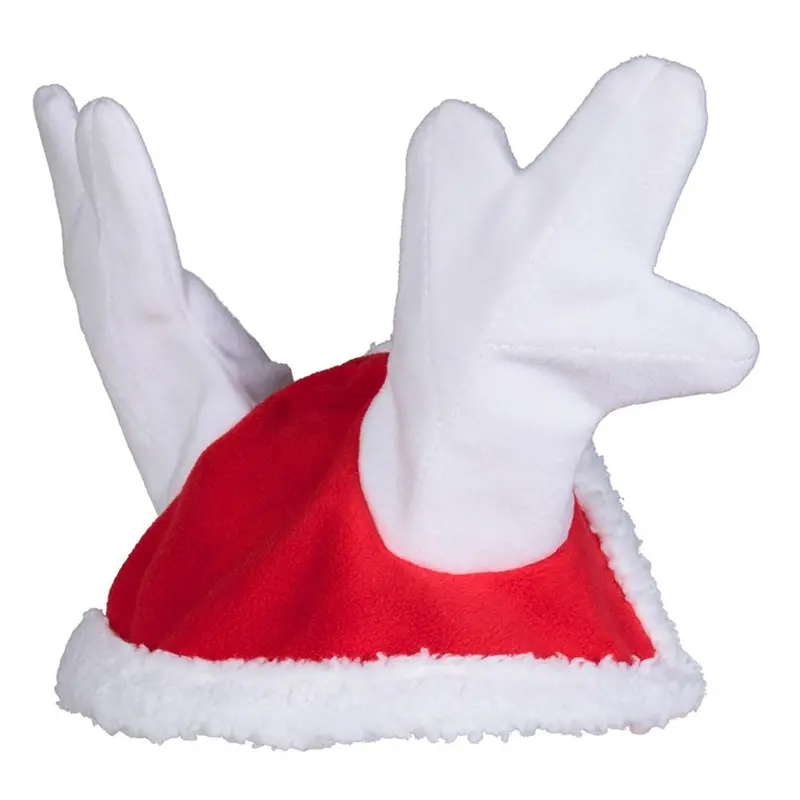 22796 Horze Holiday Christmas Santa Reindeer Antlers Horse Hat 1