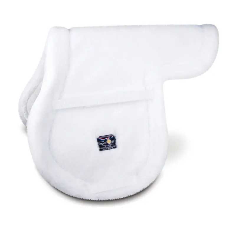 23-0619-17 Medallion Superquilt High Profile Close Contact Fleece Shaped 17" English Saddle Pad 1