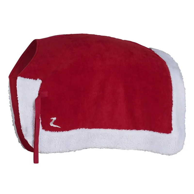 24995 Horze Santa Riding Blanket - Red And White 1