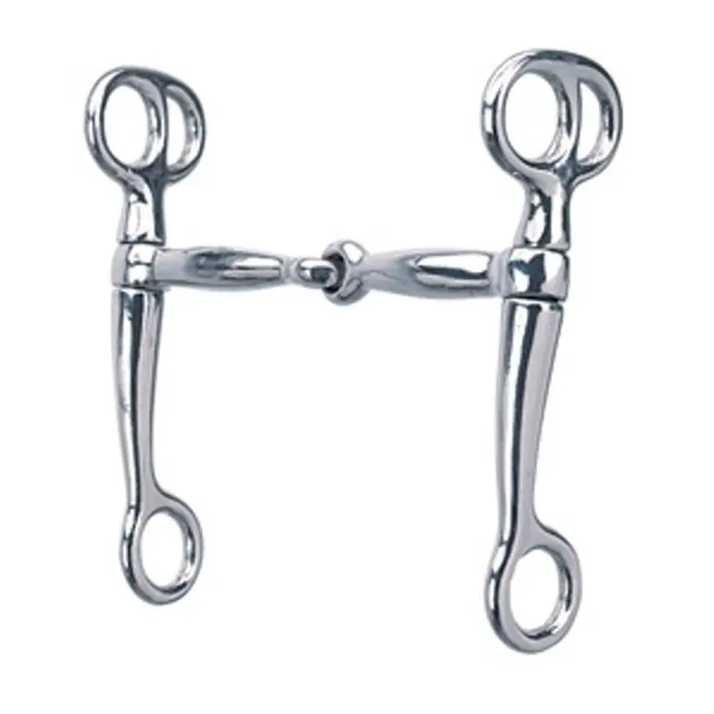 25-2110 Weaver Leather Tom Thumb Nickel Plated Snaffle Bit 1