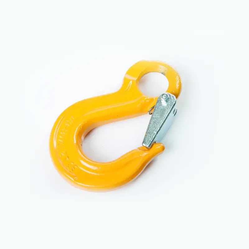 25165 1100Kg 1.1T 6Mm Eye Sling Hook W/ Safety Catch Grade 80 1
