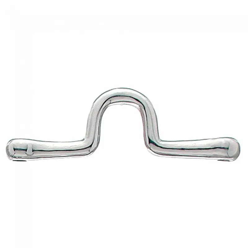 25490 Kelly Silver Star Interchangeable 5" Stainless Steel High Port Mouth Piece 1
