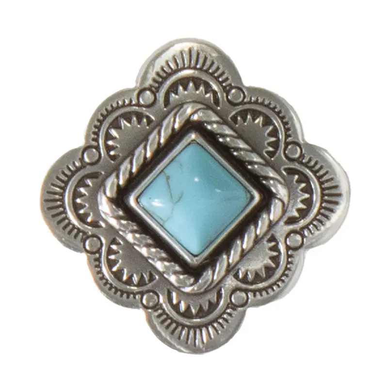 28089 Double S Scarf Slide Diamond Turquoise 1