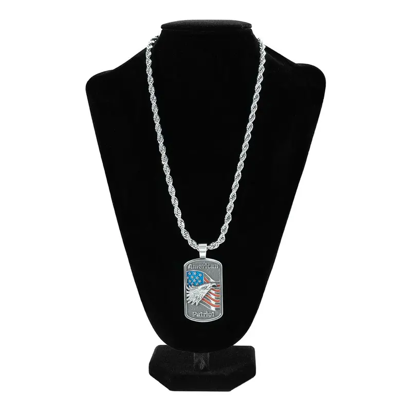 32174 Twister Men's 24" American Eagle Patriot Necklace 1