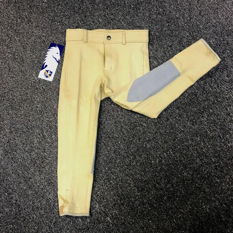 347031 Royal Highness Child Cotton Low Rise Euro Seat Breech Tan 1