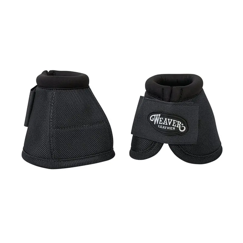 35-4276-S1 Weaver No-Turn Bell Boots - Black Medium 1