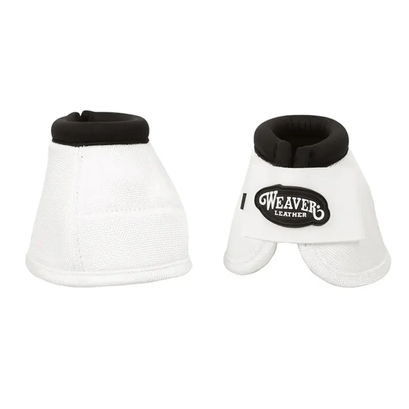 35-4277-S9 Weaver No-Turn Bell Boots - White Large 1
