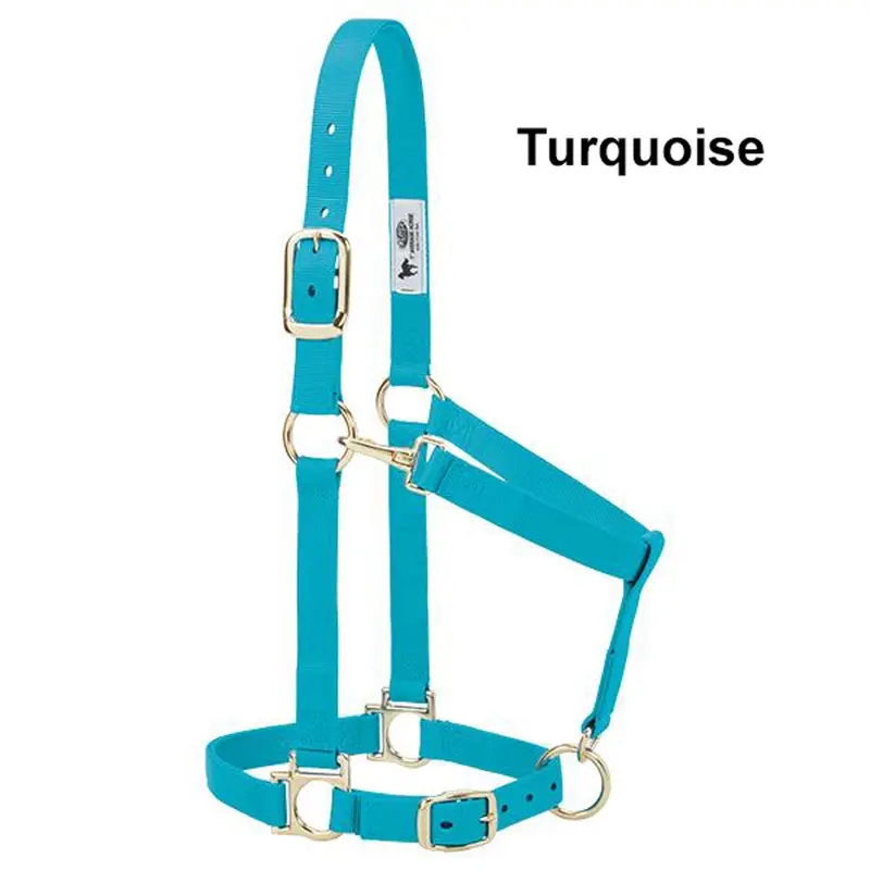 35-7435 Weaver Leather Basic Adjustable Chin And Throat Snap Horse Halter 8