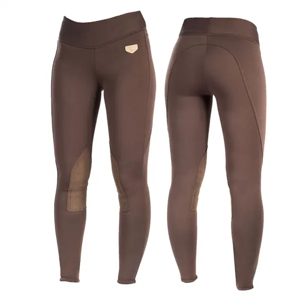 36243 Horze Active Women's Knee Patch Winter Tights Breech 1
