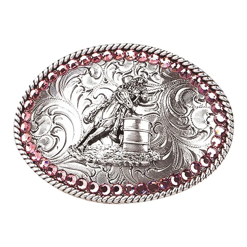 37380 Nocona Youth Barrel Racer Belt Buckle 1