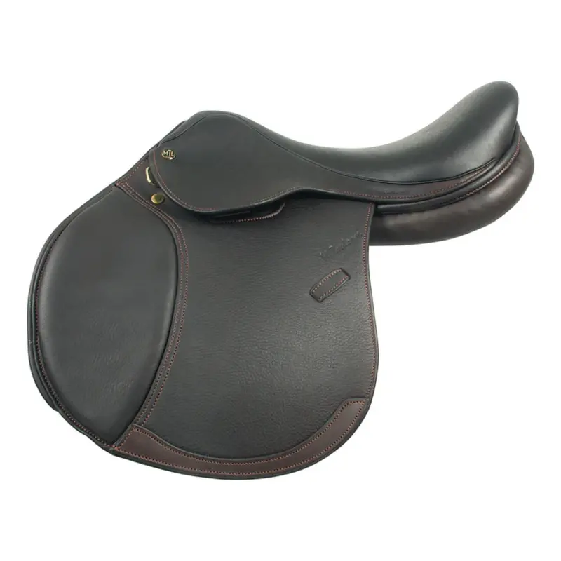 3801Gen3 M Toulouse Annice Double Leather Genesis Close Contact Saddle 17.5 Chocolate 1