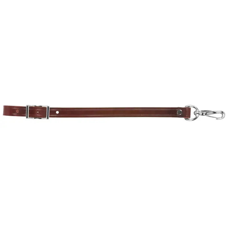 40-1252 Weaver Leather Replacement Leather Girth Connector Snap - Burgundy 1