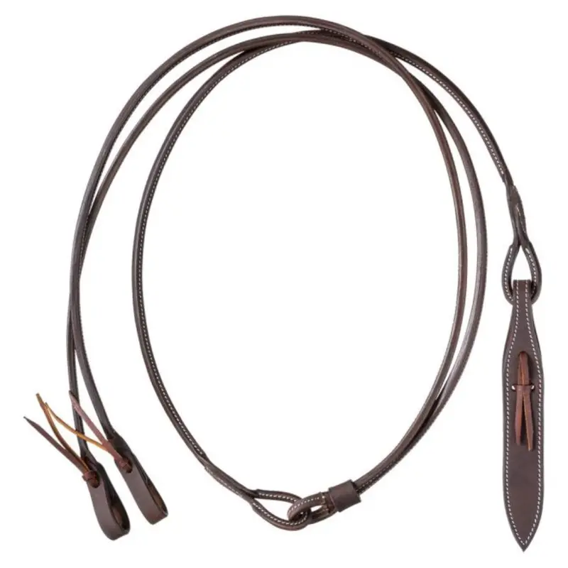 40-990 Royal King Premium Leather 53" Romal Rein - Heavy Oil 1
