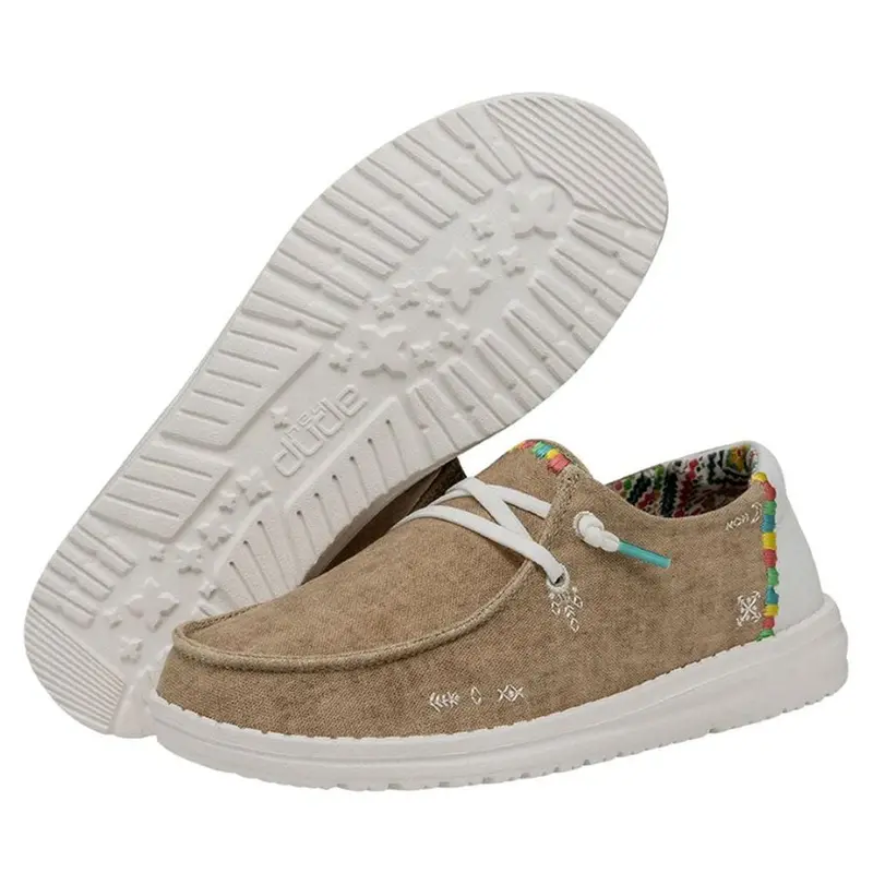 40054-202 Hey Dude Ladies Wendy Boho Shoes- Sand 1