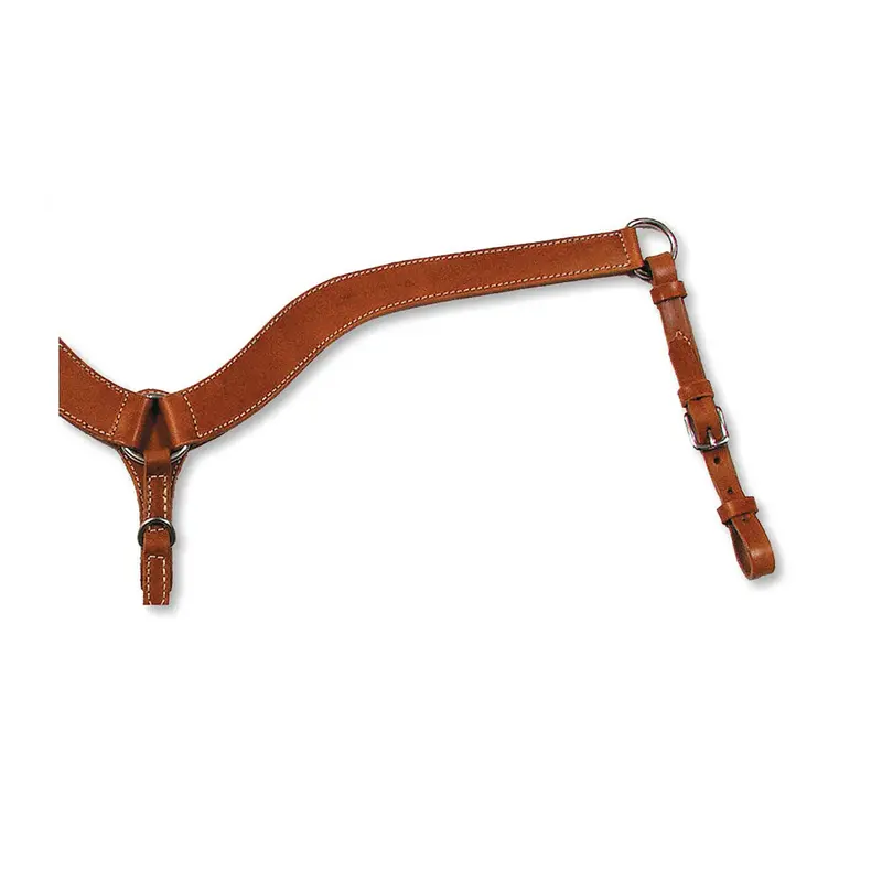 4259-0004 Circle Y No Choke Tapered Smooth Breast Collar - Regular Oil 1