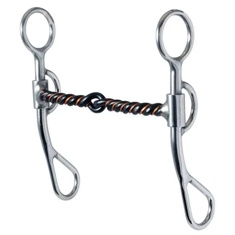 426 Reinsman Argentine 3/8 Inch Twisted Sweet & Sour Snaffle 5 Inch Bit 1