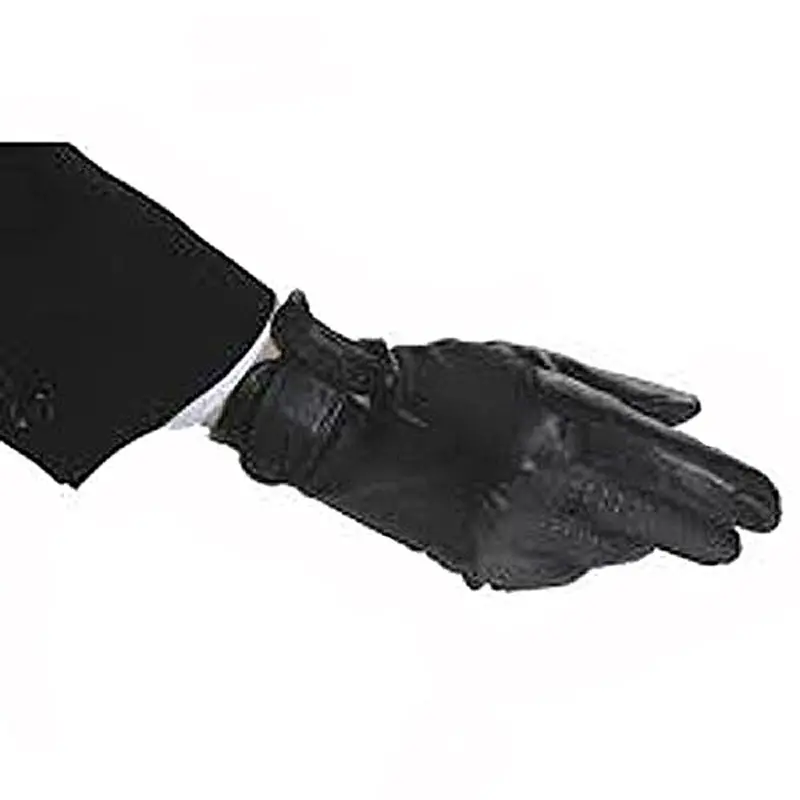 459817 Ovation Ladies Stretch Side Panel Show Glove W/Hook And Loop Closures Black 1