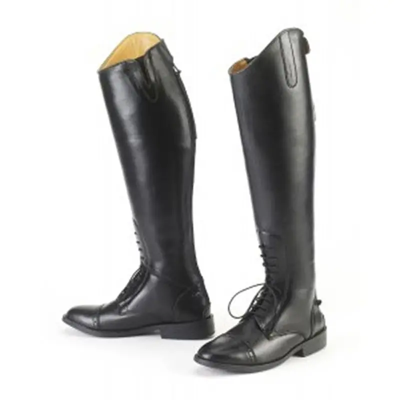 467522 Equistar Ladies All Weather Synthetic Field Boot - Black 1