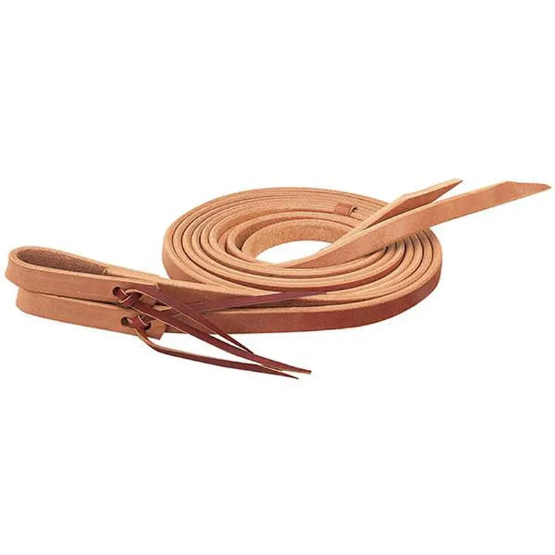 50-1505 Weaver Leather 5/8"X7' Heavy Harness Leather Split Reins 1