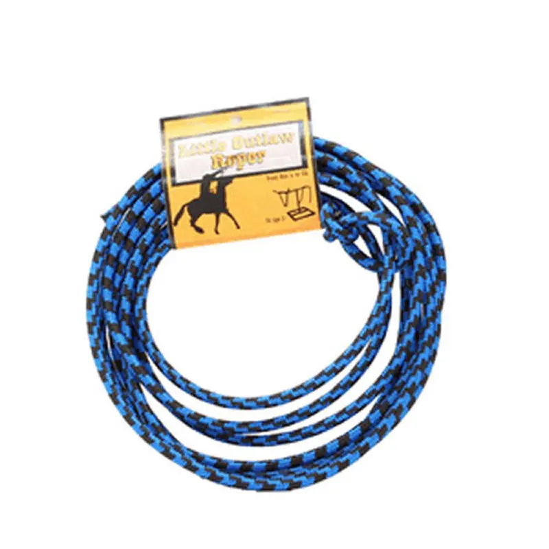 5010388 M&F Little Outlaw Blue & Black Western Lasso Rope 1