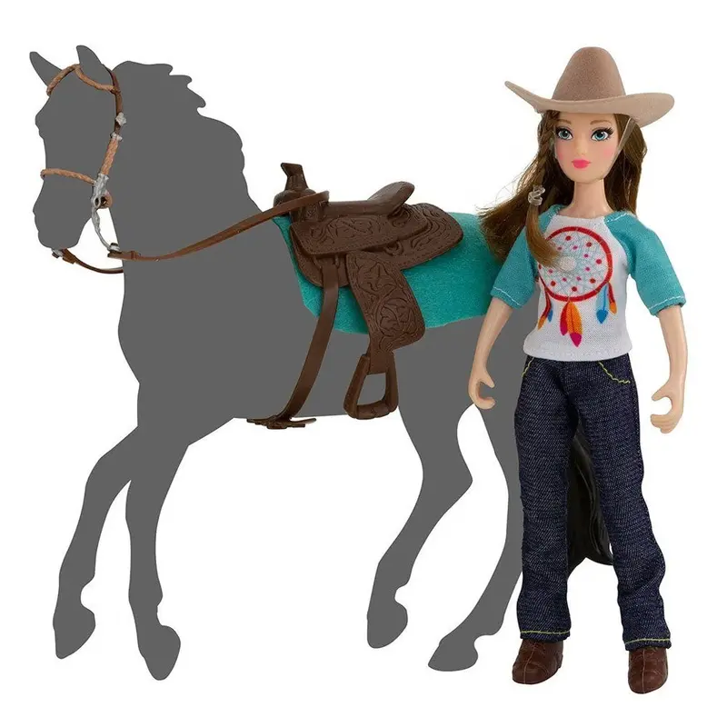62025 Breyer Natalie Cowgirl Doll Set 1