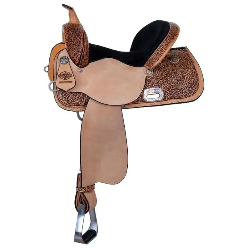 6221-2306-05 High Horse Proven Mansfield Maltese Barrel Saddle 13 Inch Wide Tree Antique 1