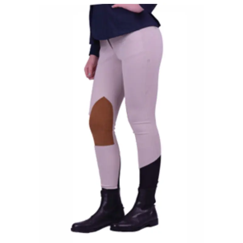 647036 Royal Highness Women's Meryl Active Knee Patch Breech - Tan 1