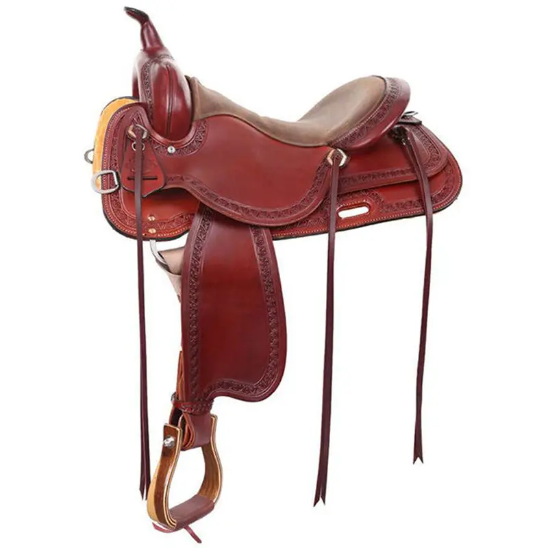6822-060T-05 High Horse By Circle Y Dusty Road Trail Saddle 16" Seat Wide Tree 1