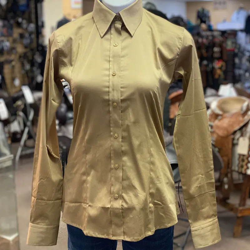 68515Beig Royal Highness Concealed Zippered Western Show Shirt Beige 1