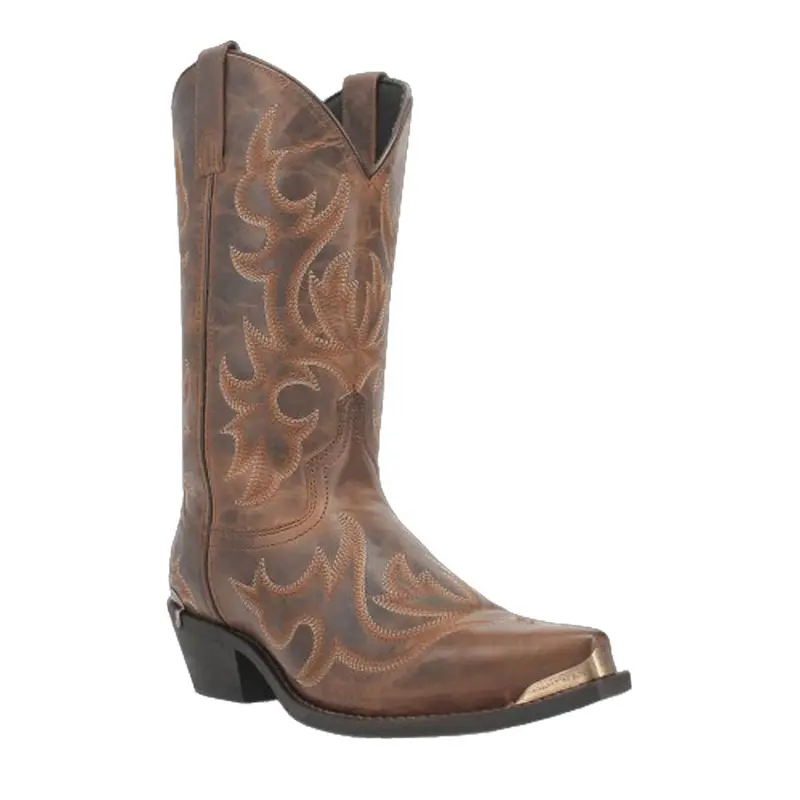 68549 Laredo Men's Jameson Snip Toe Western Boot - Brown 1