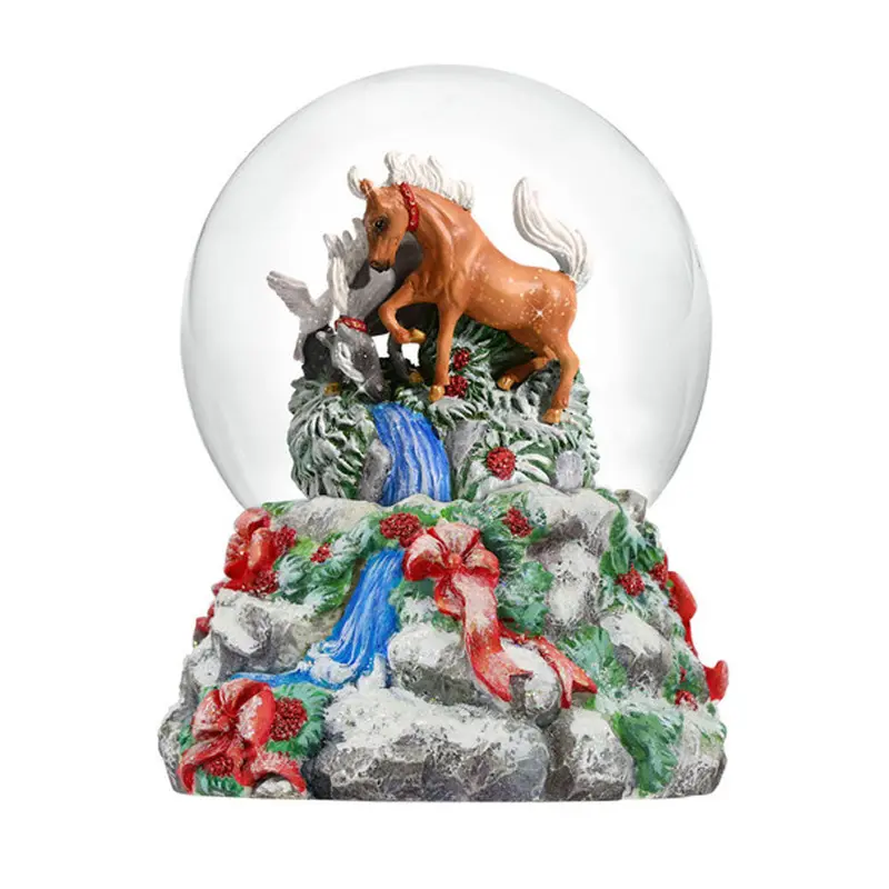 700245 Breyer Holiday 2024 Winter Wonderland Snowglobe 1